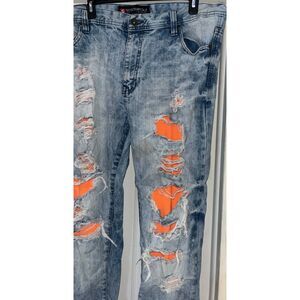 Southpole Mens Skinny Slim Fit Fashion Jeans Size 40x32"